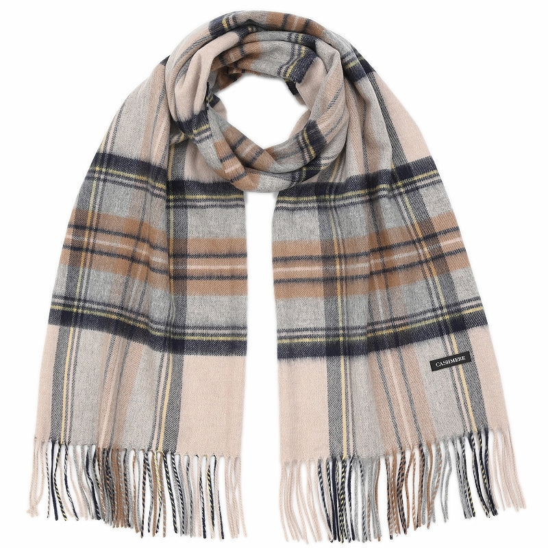 ウール カシミヤ サステナブル ストール 【ウール90% カシミヤ10%】<br>カシミア ウールストール レディースストール メンズストール 大判 大判ストール マフラー 無地 チェック オーガニック 秋冬 男性 女性 彼女 彼氏 20代 30代 40代 ギフト 誕生日プレゼント 誕生日 クリスマス