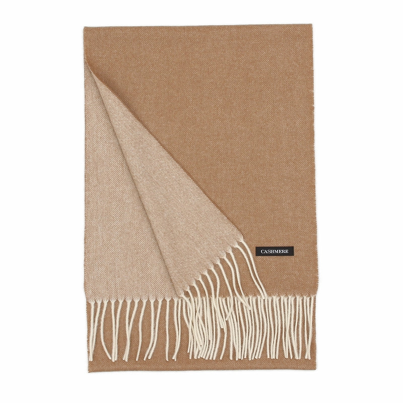 ウール カシミヤ サステナブル リバーシブル マフラー 【ウール95% カシミヤ5%】<br>カシミア ウールマフラー レディースマフラー メンズマフラー ストール 無地 ノンミュールジング オーガニック 秋冬 男性 女性 夫 彼氏 20代 30代 ギフト 誕生日プレゼント 誕生日 クリスマス