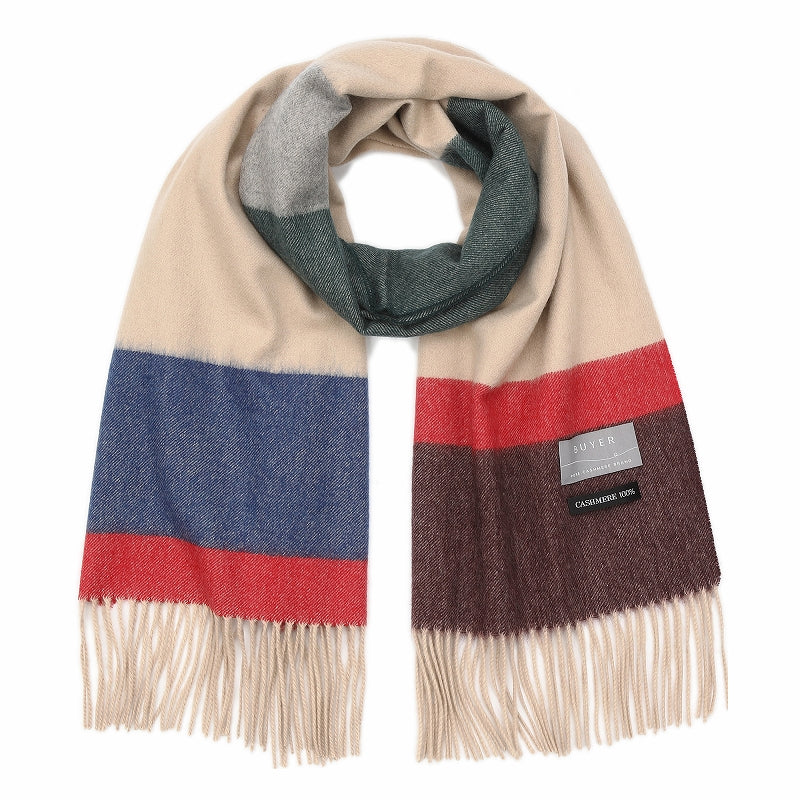 カシミヤ 100% ボーダー マフラー & ストール メンズ レディース カシミア カシミヤマフラー カシミヤストール カシミアマフラー カシミアストール ボーダー柄 秋冬 冬 男性 女性 彼氏 夫 妻 祖父 30代 40代 50代 60代 70代 通勤 ビジネス プレゼント クリスマス
