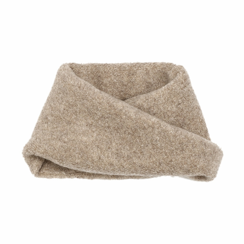 【親子 コーデ】カシミヤ フラッフィー スヌード【カシミヤ85% ナイロン15%】<br>カシミア ネックウォーマー ストール ループマフラー リンクコーデ ペアルック マフラー お揃い 防寒 暖かい 通勤 通学 秋冬 ママ パパ キッズ 子供 ギフト 誕生日プレゼント 誕生日 クリスマス