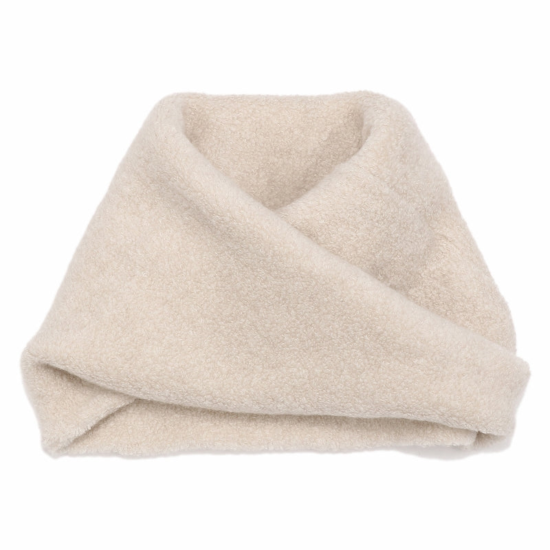 【親子 コーデ】カシミヤ フラッフィー スヌード【カシミヤ85% ナイロン15%】<br>カシミア ネックウォーマー ストール ループマフラー リンクコーデ ペアルック マフラー お揃い 防寒 暖かい 通勤 通学 秋冬 ママ パパ キッズ 子供 ギフト 誕生日プレゼント 誕生日 クリスマス