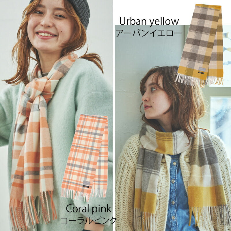 カシミヤ 100% チェック マフラー<br> レディース メンズ チェックマフラー カシミア タータンチェック カシミヤマフラー カシミアマフラー チェック柄 ストール 秋冬 女性 男性 彼女 祖母 20代 30代 40代 50代 60代 プレゼント 誕生日プレゼント 父の日 敬老の日