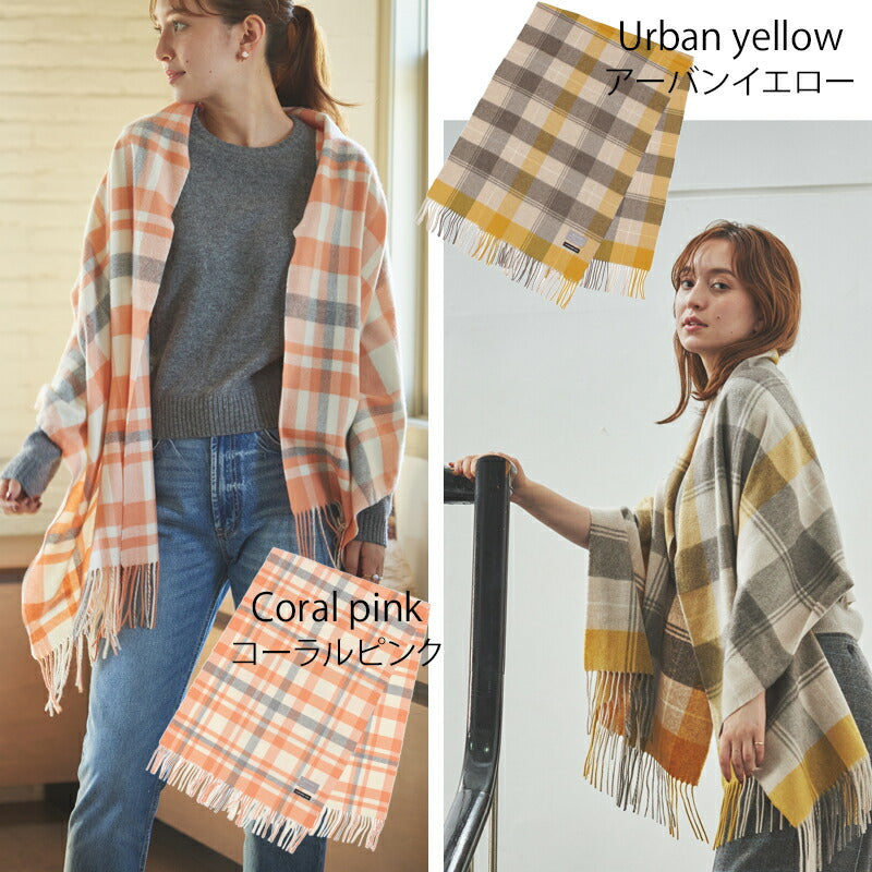 カシミヤ 100% チェック 大判 ストール<br>レディース メンズ 大判ストール カシミア カシミヤストール カシミアストール タータンチェック チェック柄 マフラー 秋冬 女性 男性 妻 彼女 彼氏 20代 30代 40代 50代 プレゼント 誕生日プレゼント 父の日 敬老の日