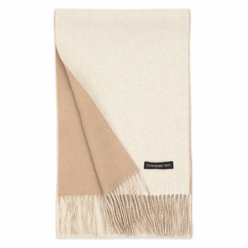 カシミヤ 100% 接結 リバーシブル マフラー メンズ レディース カシミア カシミヤマフラー カシミアマフラー リバーシブルマフラー メンズマフラー 無地 秋冬 男性 女性 彼氏 夫 妻 祖父 20代 30代 40代 50代 60代 通勤 ビジネス プレゼント 誕生日プレゼント クリスマス