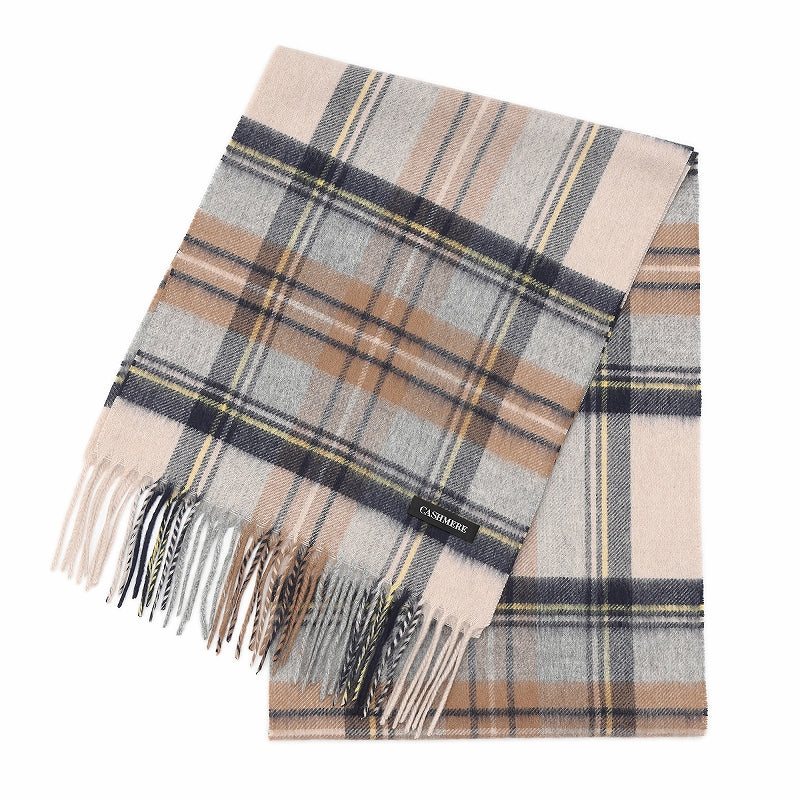 ウール カシミヤ サステナブル マフラー 【ウール90% カシミヤ10%】<br>カシミア ウールマフラー レディースマフラー メンズマフラー ストール 無地 チェック オーガニック 秋冬 レディース メンズ 男性 女性 彼女 彼氏 20代 30代 40代 ギフト 誕生日プレゼント 誕生日 クリスマス