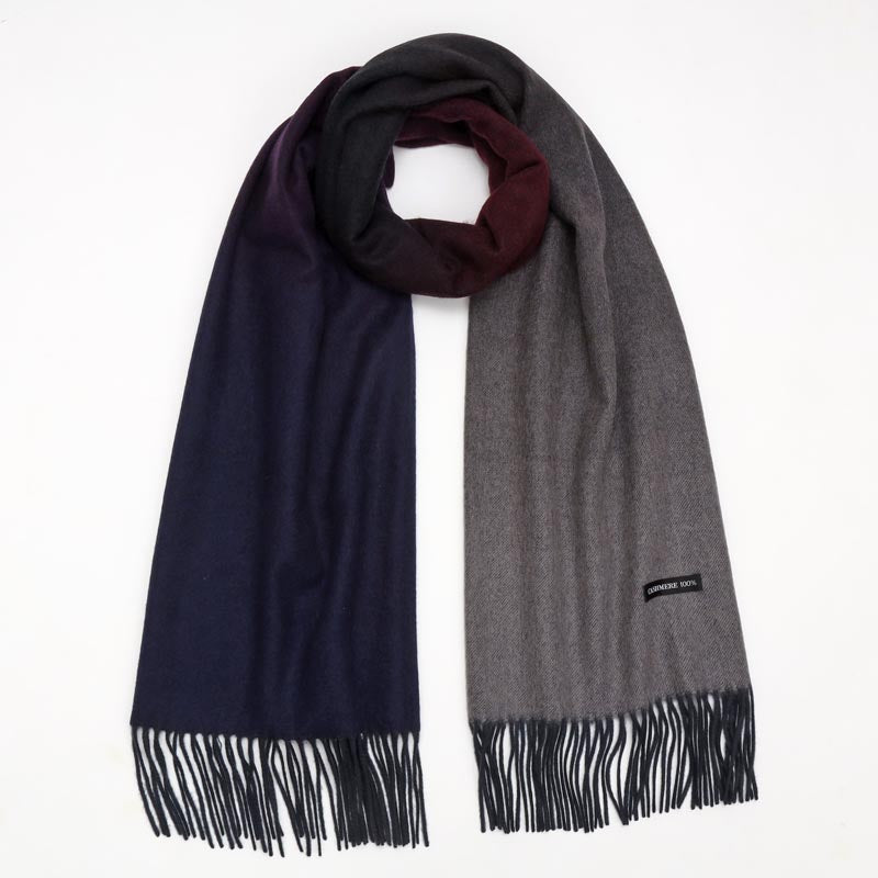 カシミヤ 100％ グラデーション ストール【アウトレット 在庫限り】<br>レディース メンズ カシミア カシミヤストール カシミアストール カシミヤマフラー マフラー 秋冬 防寒 暖かい 通勤 通学 女性 男性 20代 30代 40代 50代 60代 70代 プレゼント ギフト 父の日 敬老の日