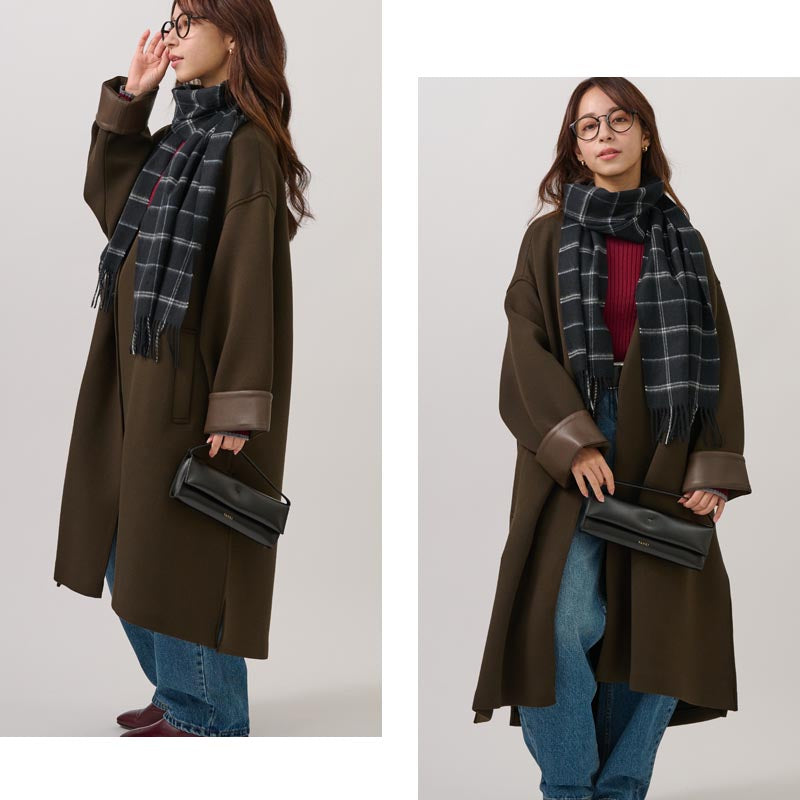 カシミヤ 100% ウィンドペン マフラー レディース メンズ チェックマフラー カシミア カシミヤマフラー カシミアマフラー レトロ 格子柄 ストール 秋冬 女性 男性 彼氏 夫 祖父 30代 40代 50代 60代 70代 通勤 通学 ビジネス プレゼント 誕生日プレゼント クリスマス