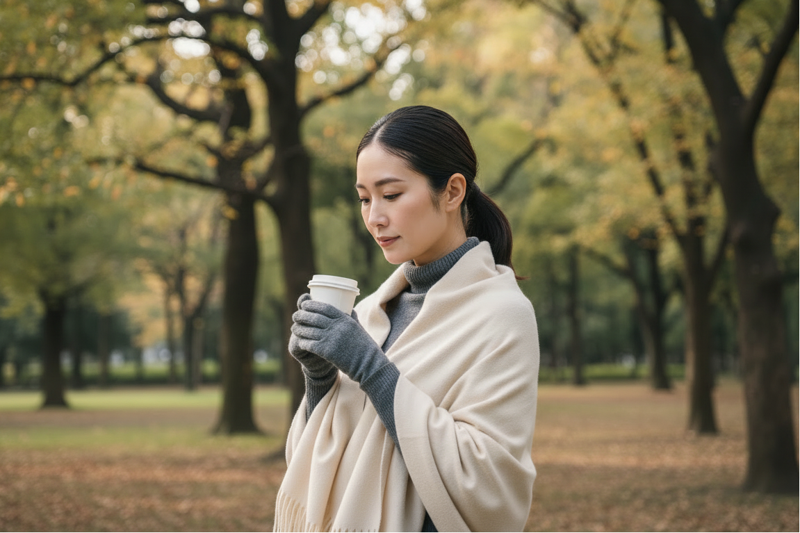 公園いいね、けど並木道の木がおんなじ形すぎて怖いからやめよっか。もう少しよりのカットで髪型はポニーテールとかがいいんじゃない